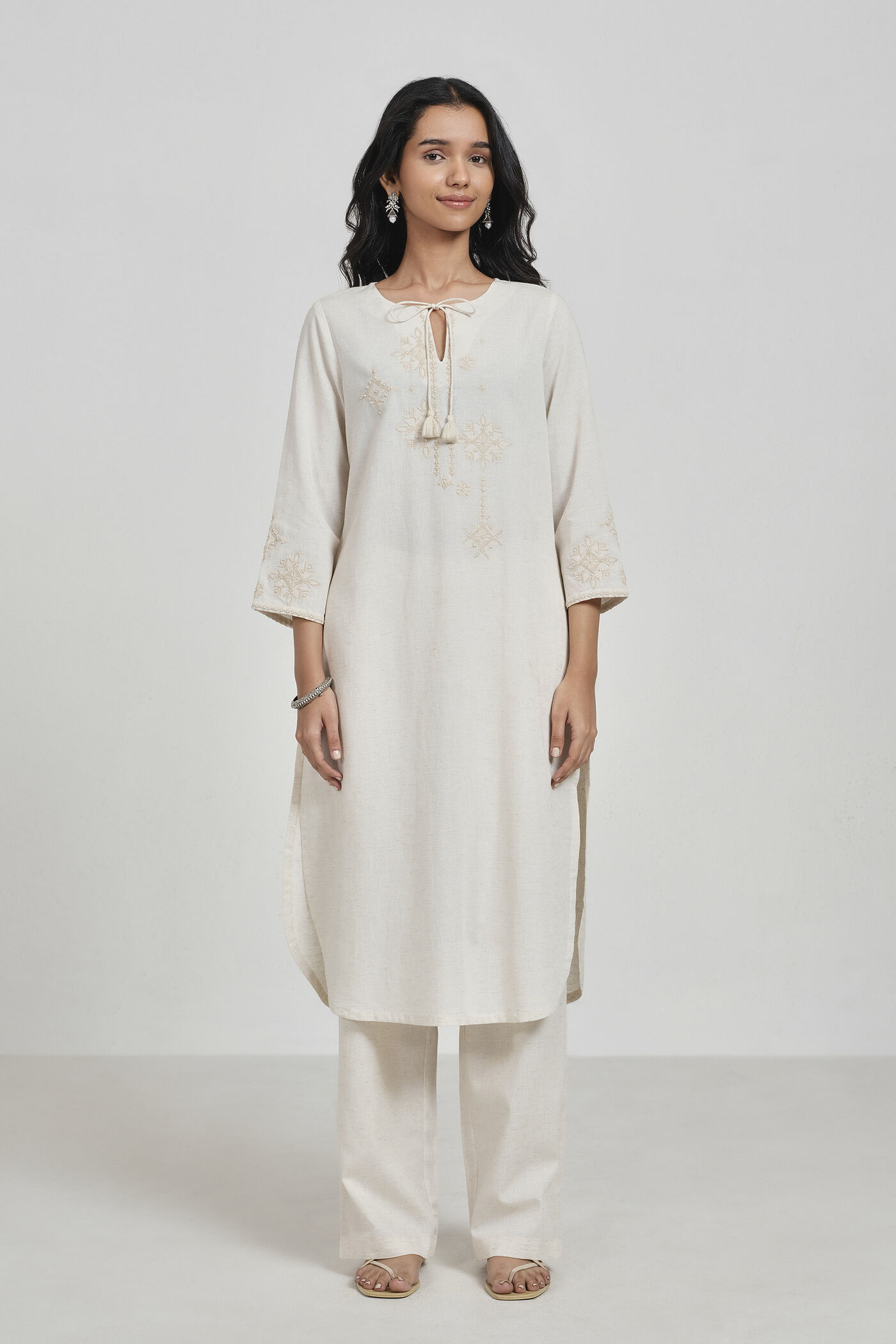 Ritika Natural Kurta Set