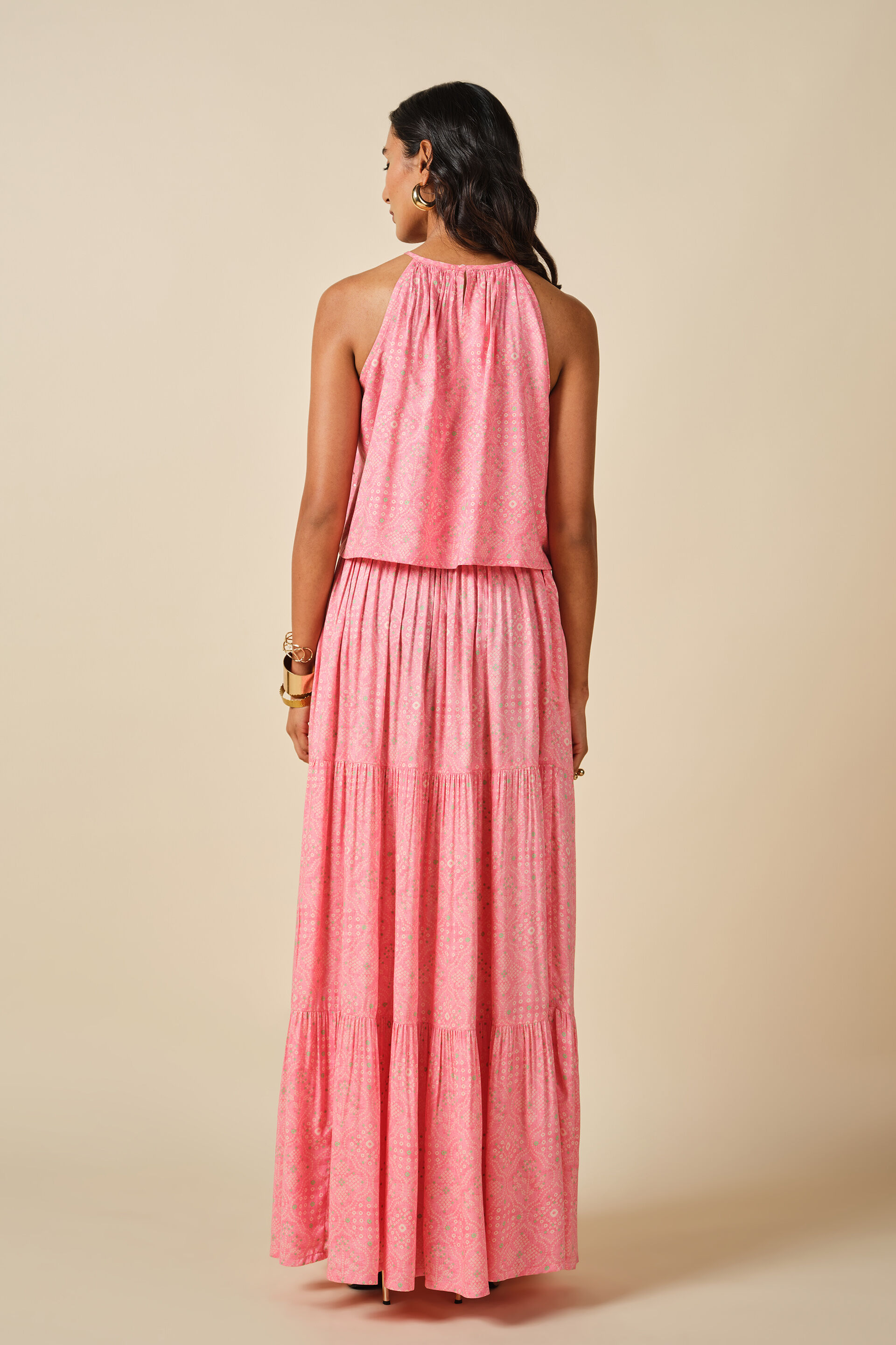 Pink Mohabbat Skirt Set, Pink, image 6
