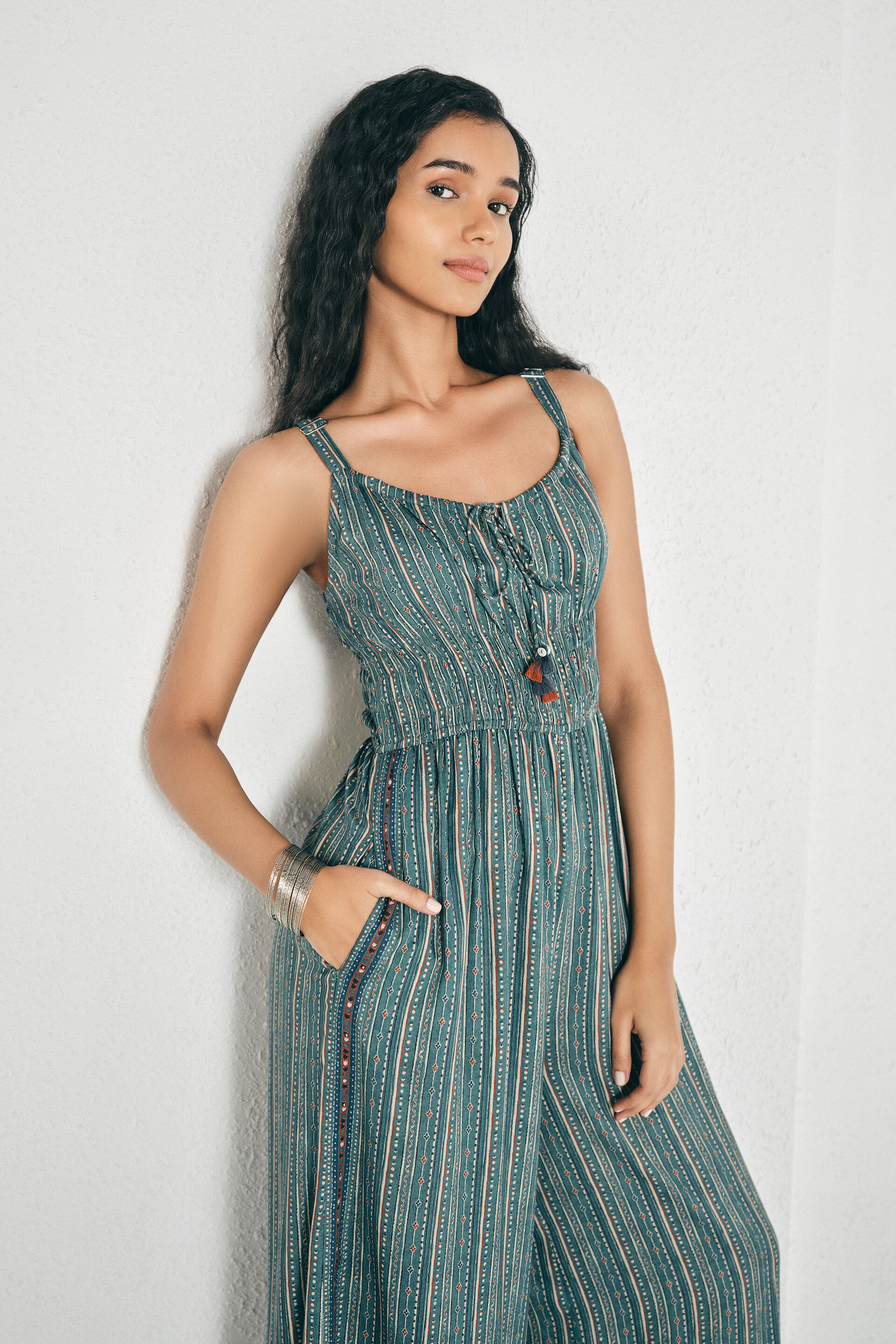 Ishita Blue Jumpsuit, Blue, image 3