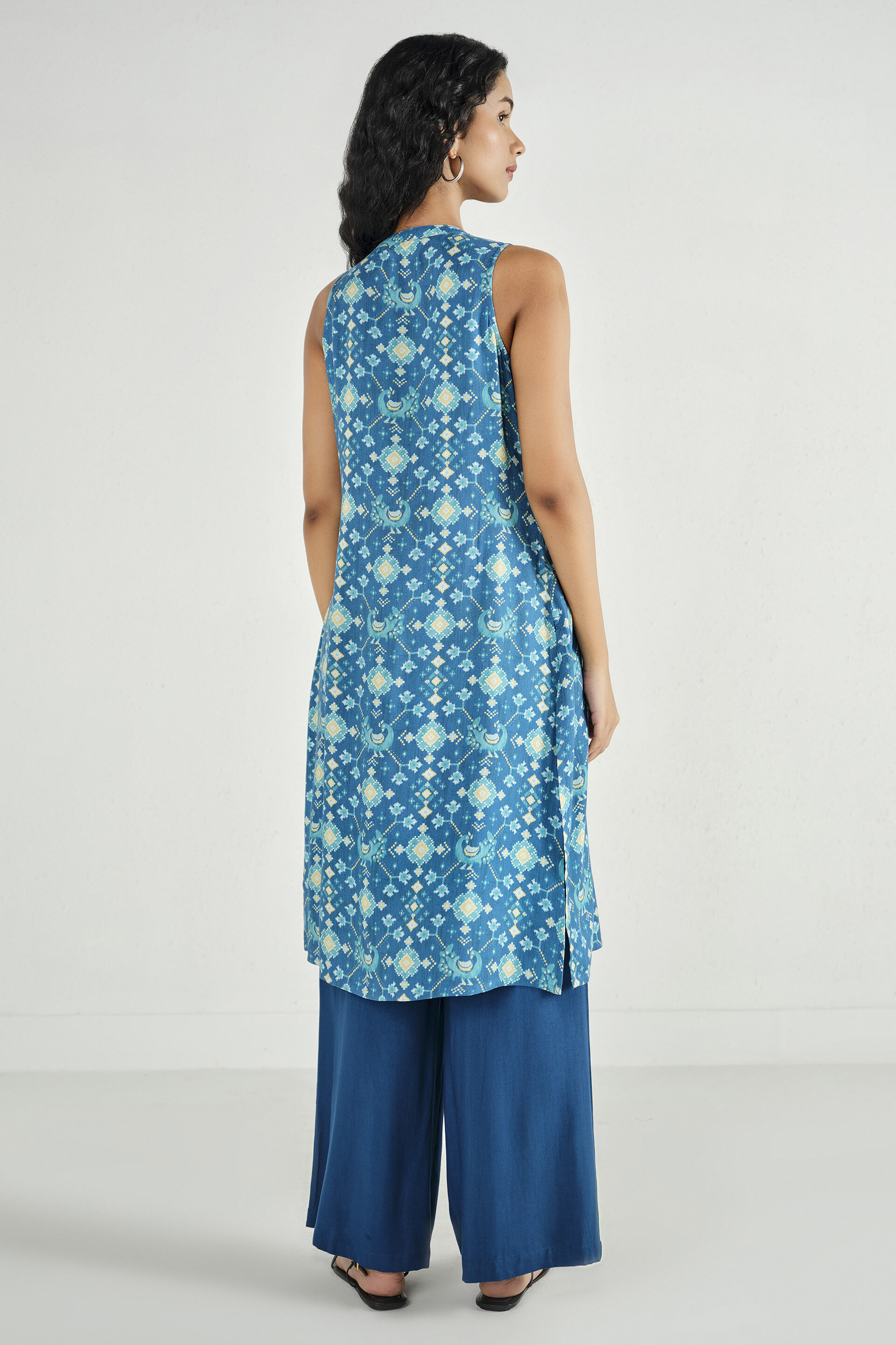 Anishka Indigo Kurta, Indigo, image 6