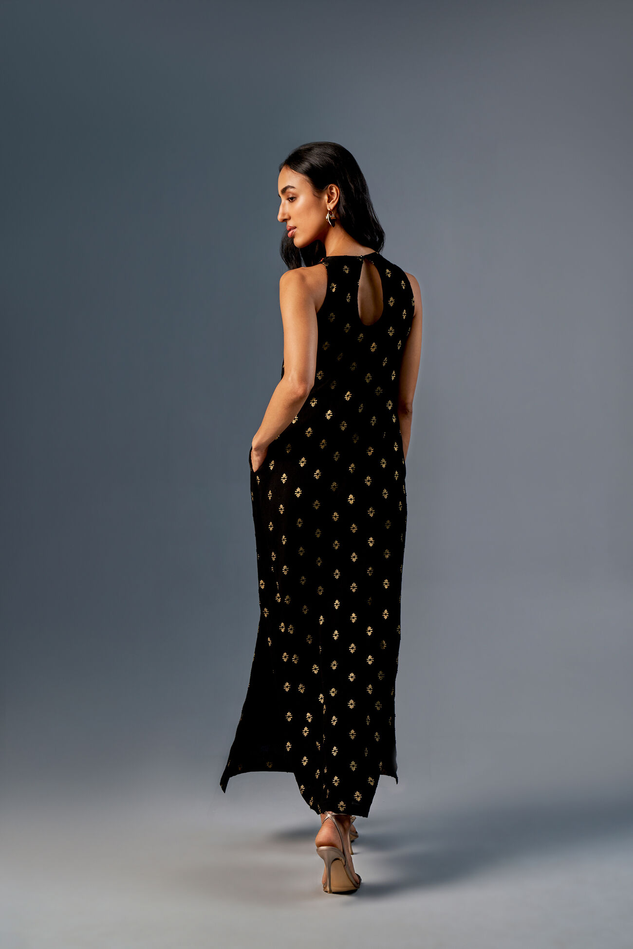 The Shehzaadi Dress, Black, image 4