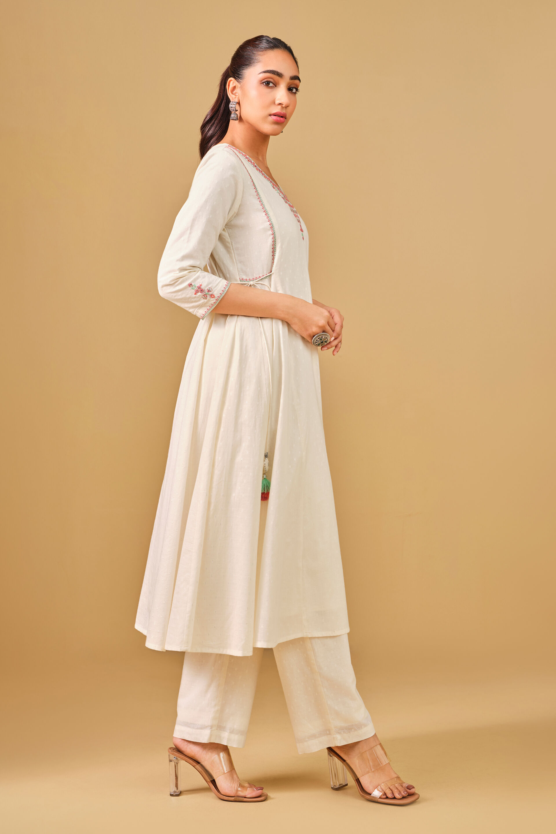 Global desi off white kurta discount