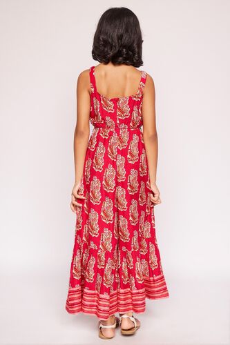 5 - Red Embroidered Floral Jump Suit, image 5