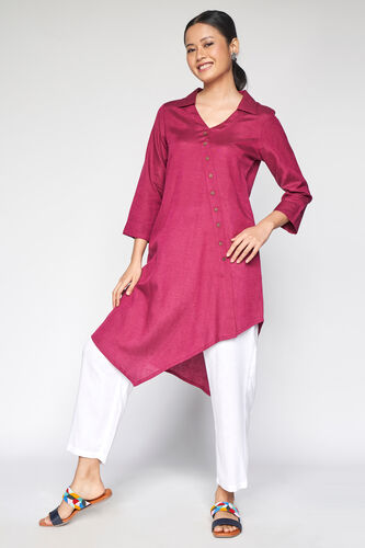 Asymmetric Tunic, Purple, image 4