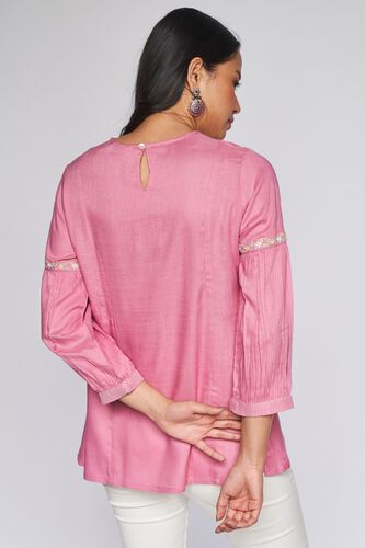 5 - Lilac Solid Fit and Flare Top, image 5