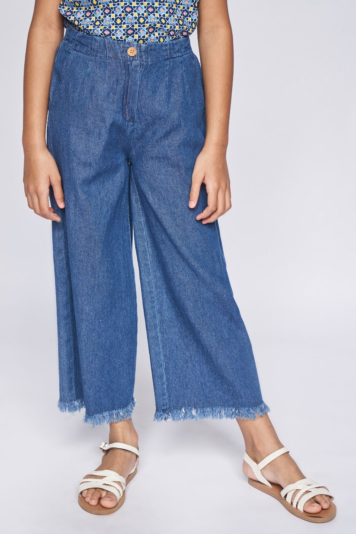 2 - Midnight Blue Fringes Solid Bottom, image 2