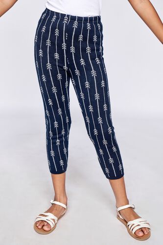 1 - Navy Geometric Tapered Bottom, image 1