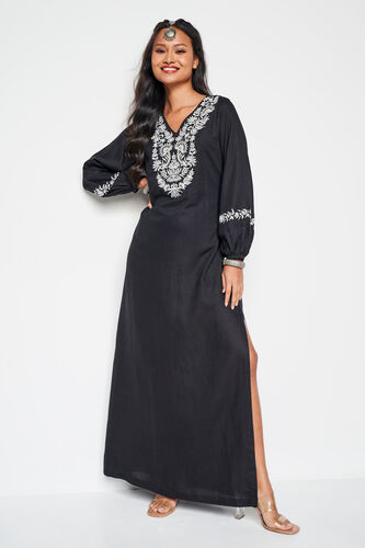Priyotama Maxi Dress, Black, image 2