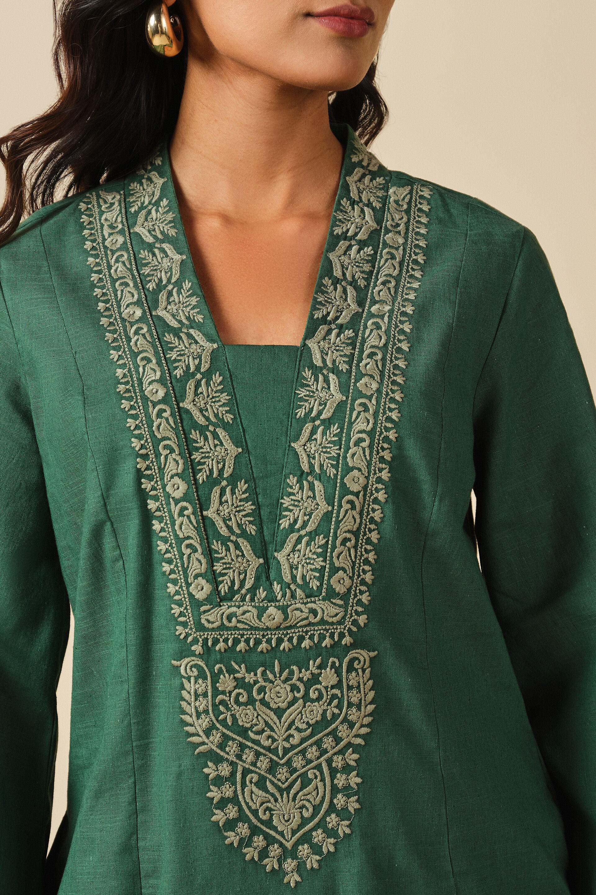 Green Khumar Kurta Set, Green, image 5