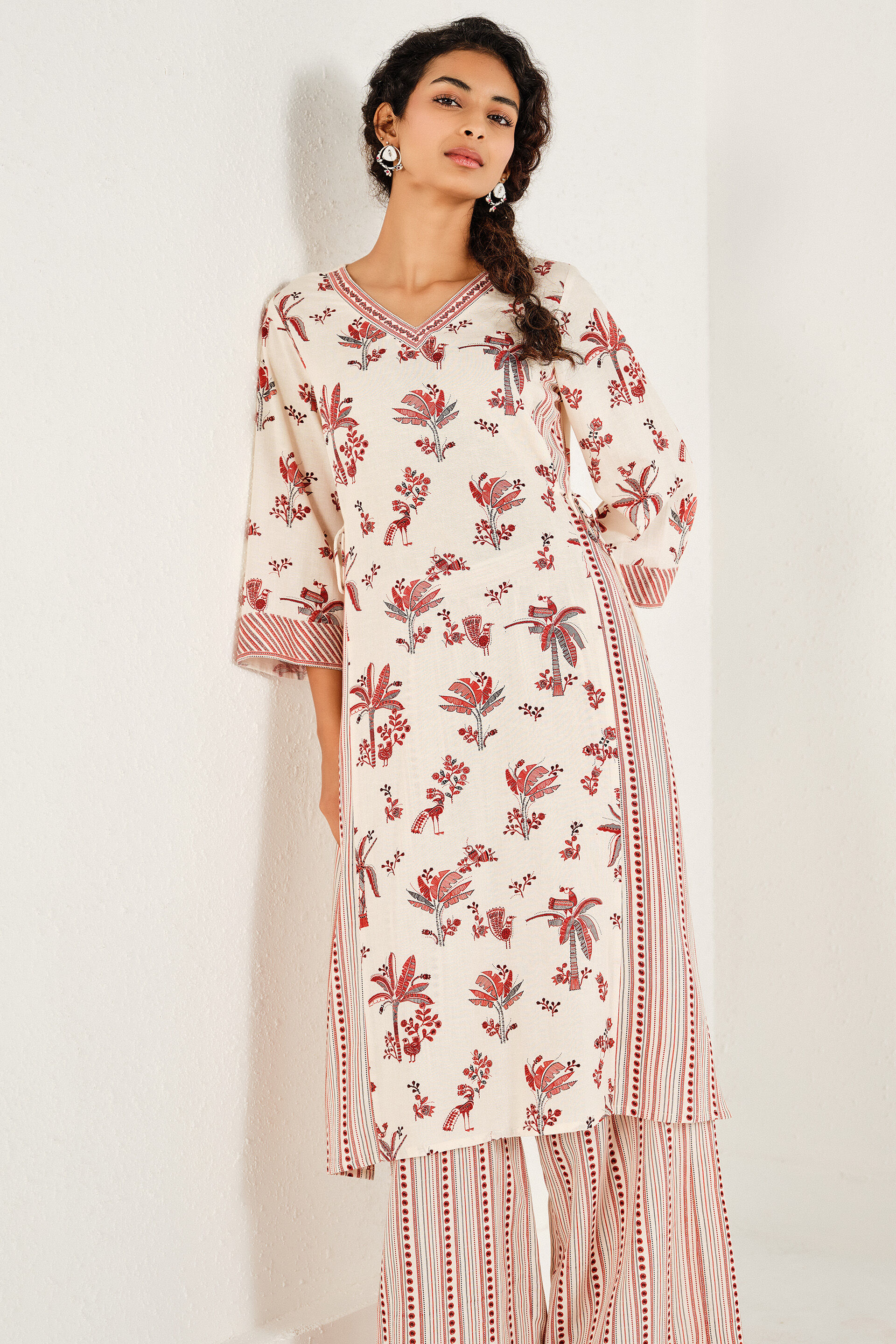 Niharika Natural Kurta Set, Natural, image 2