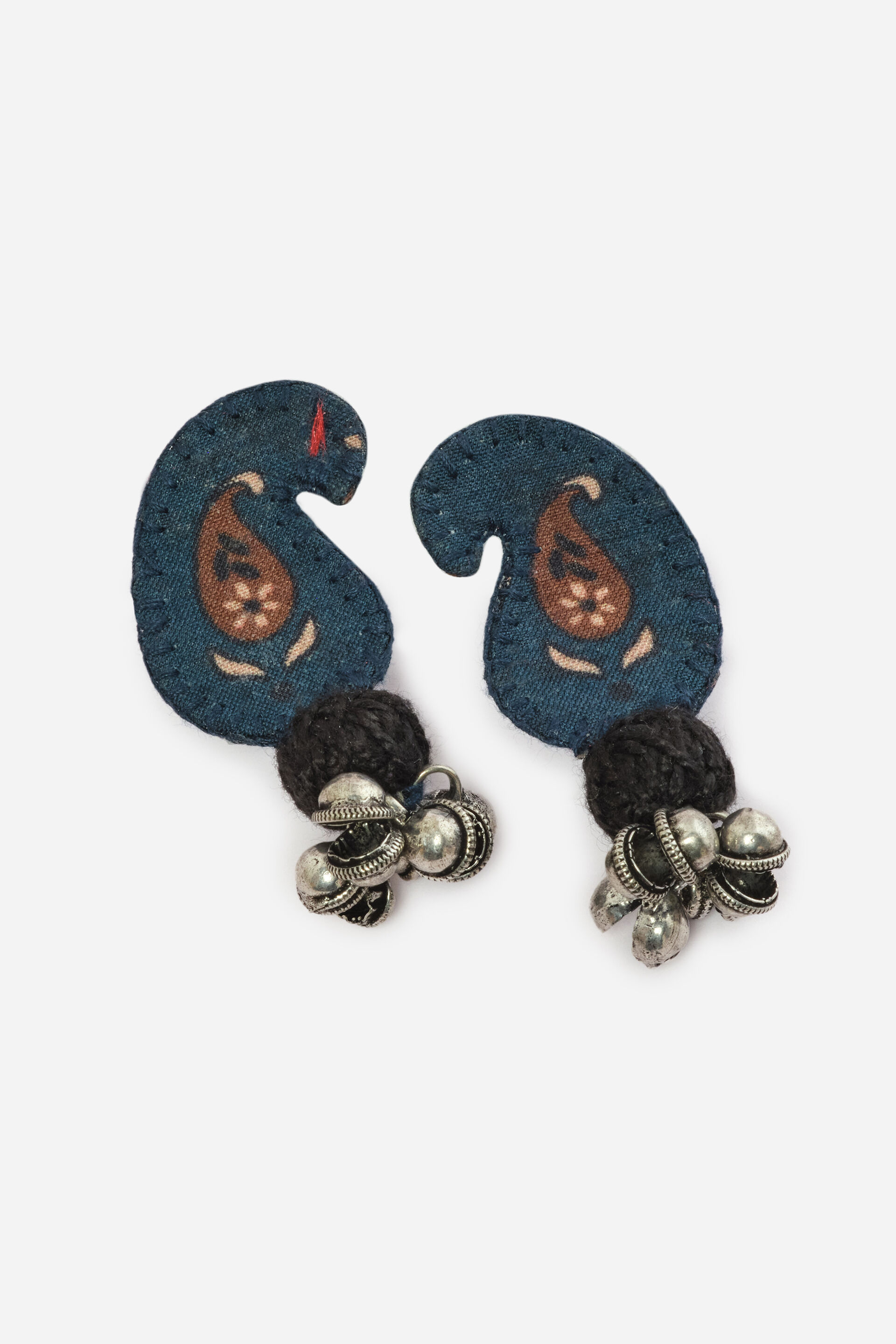 Paisley Ghungroo Earrings, , image 2