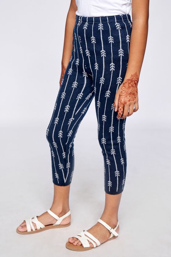 3 - Navy Geometric Tapered Bottom, image 3