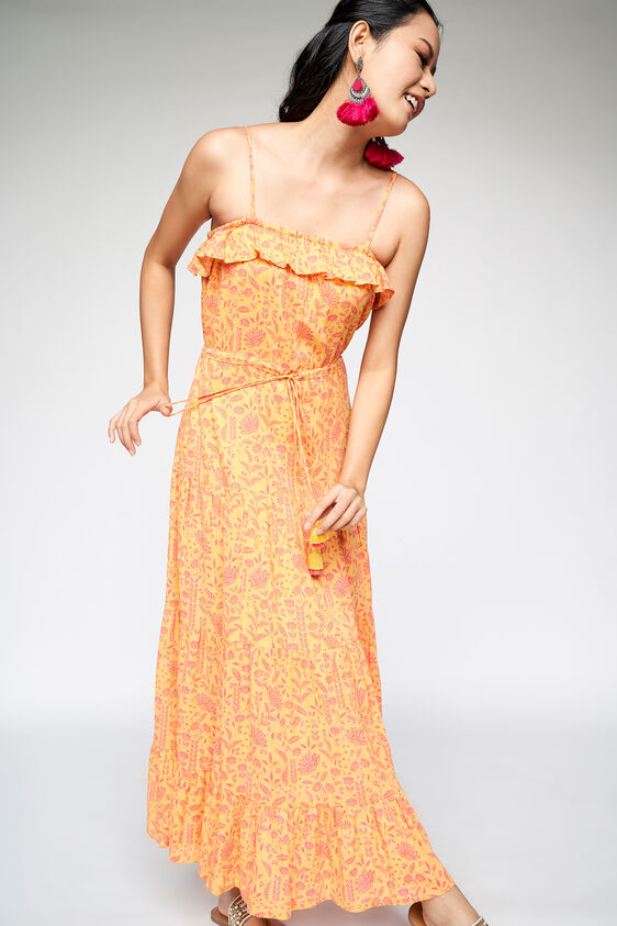 3 - Coral Flared Fit & Flare Maxi, image 3