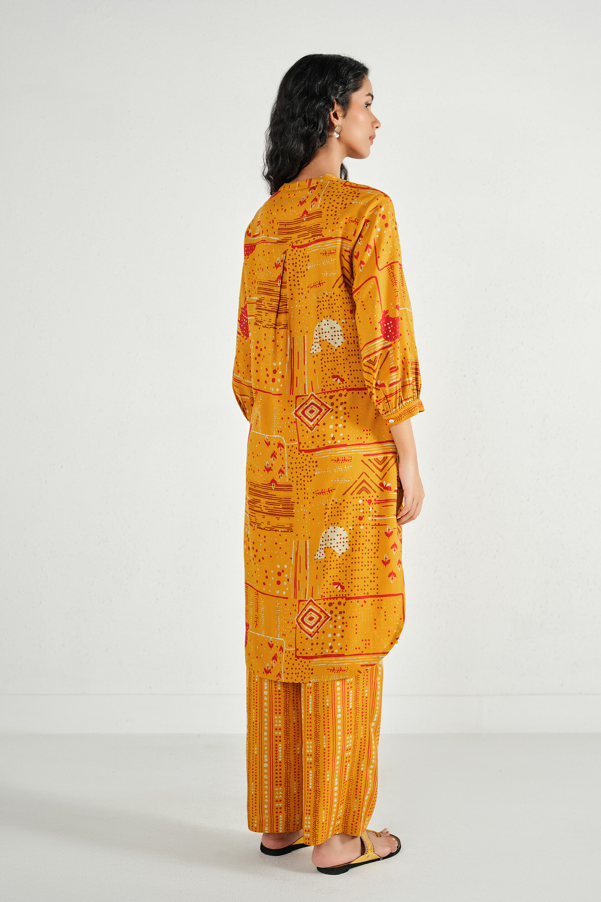 Mustard Meadow Co-ord Set, Mustard, image 5