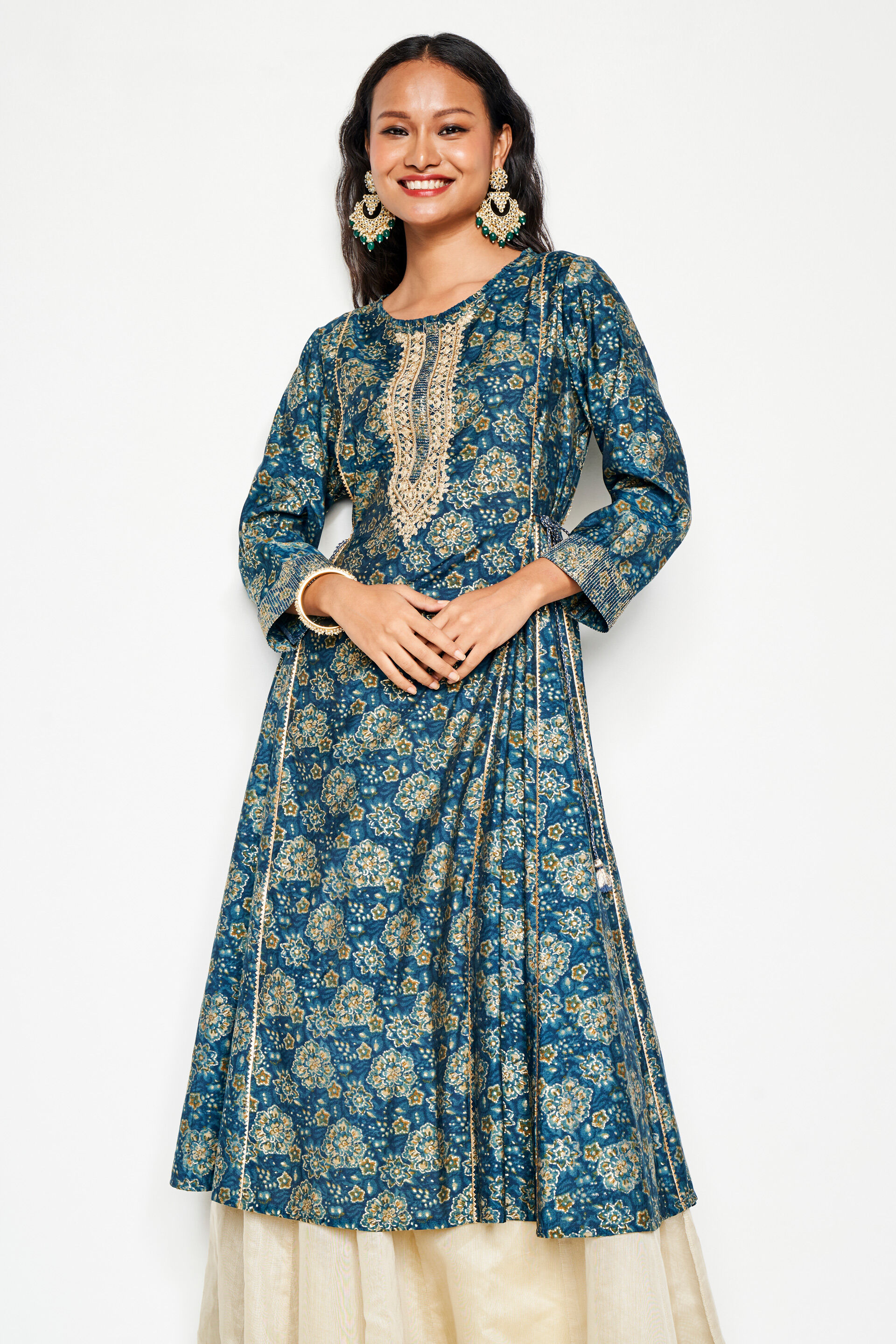 Flared kurta buy online sales