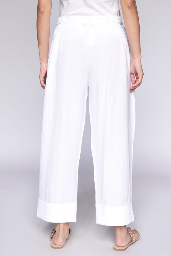 Solid Straight Bottom, White, image 4