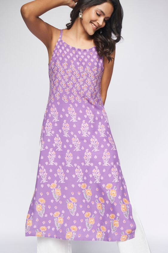 1 - Lilac Bohemian Kurta, image 1