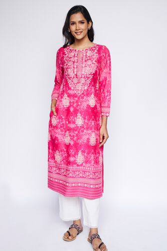 5 - Pink Tie & Dye Kurta, image 5