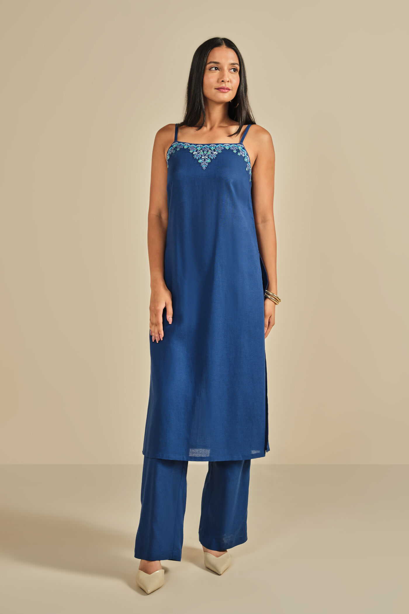 Neel Indigo Kurta Set
