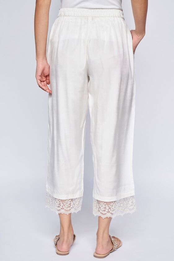 4 - Off White Solid Straight Bottom, image 5