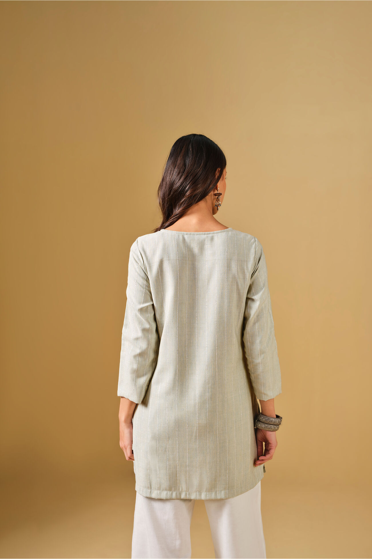 Embroidered Mint Green Tunic, Mint, image 7