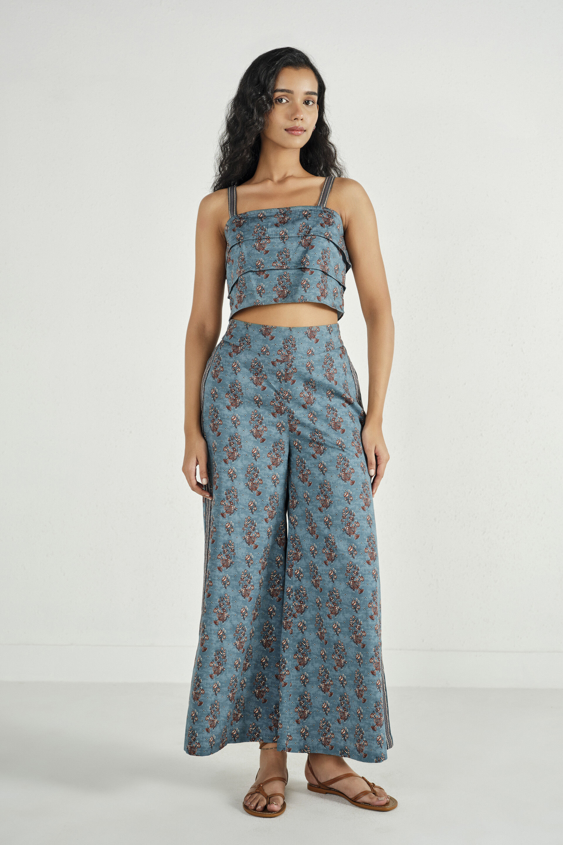 Baani Blue Co-ord Set, Blue, image 2