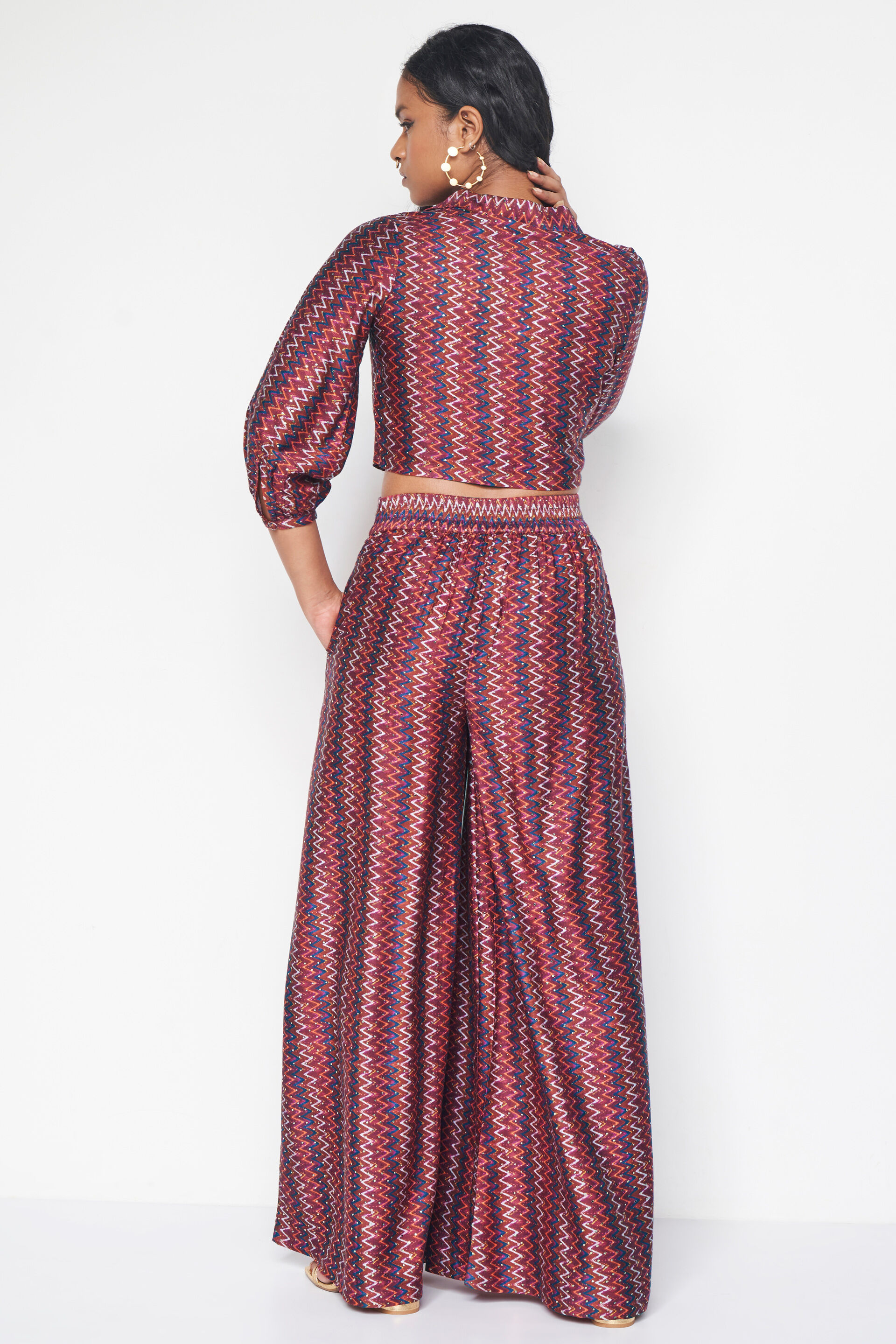 Bikaner Co-ords Set, Red, image 7