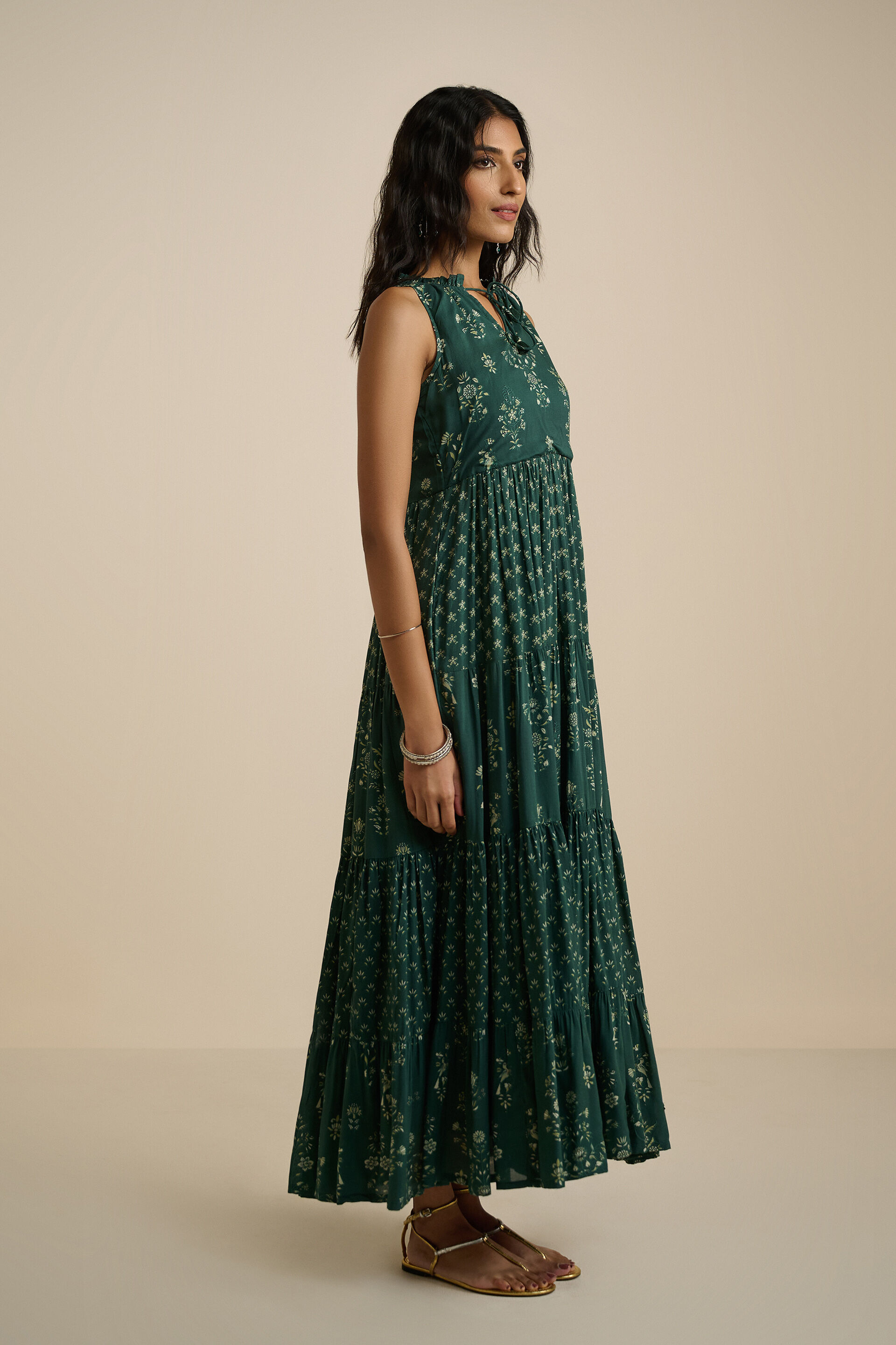 Aashiqana Maxi Gown, Green, image 5