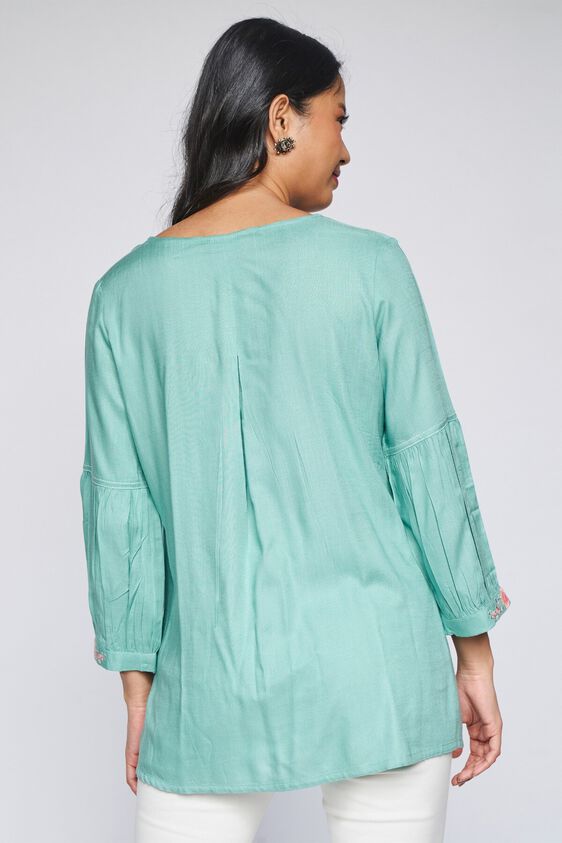 5 - Sage Green Solid A-Line Top, image 5