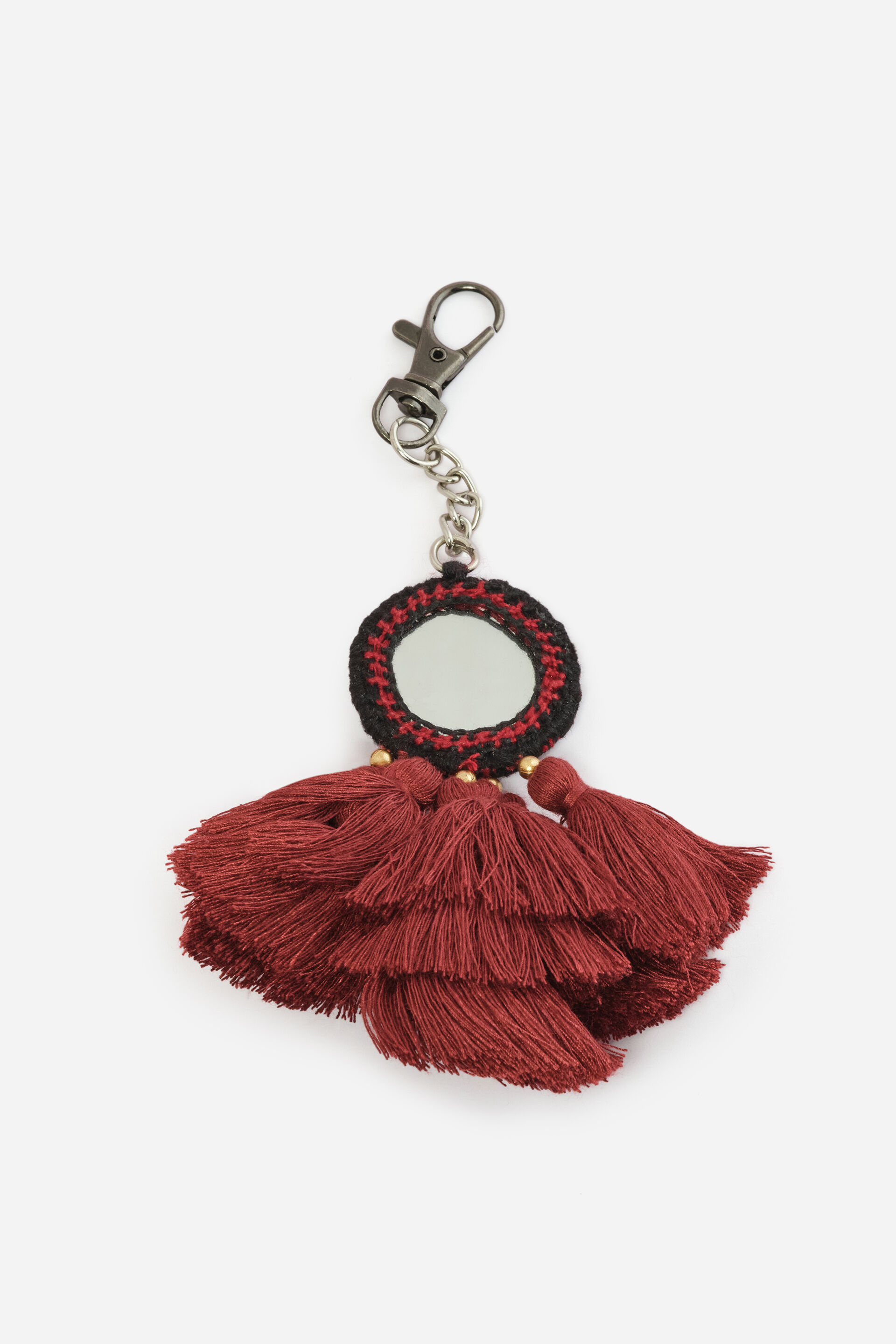 Red Tassel Bag Charm, , image 2