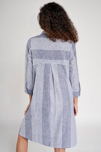 5 - Grey Striped Dress, image 5