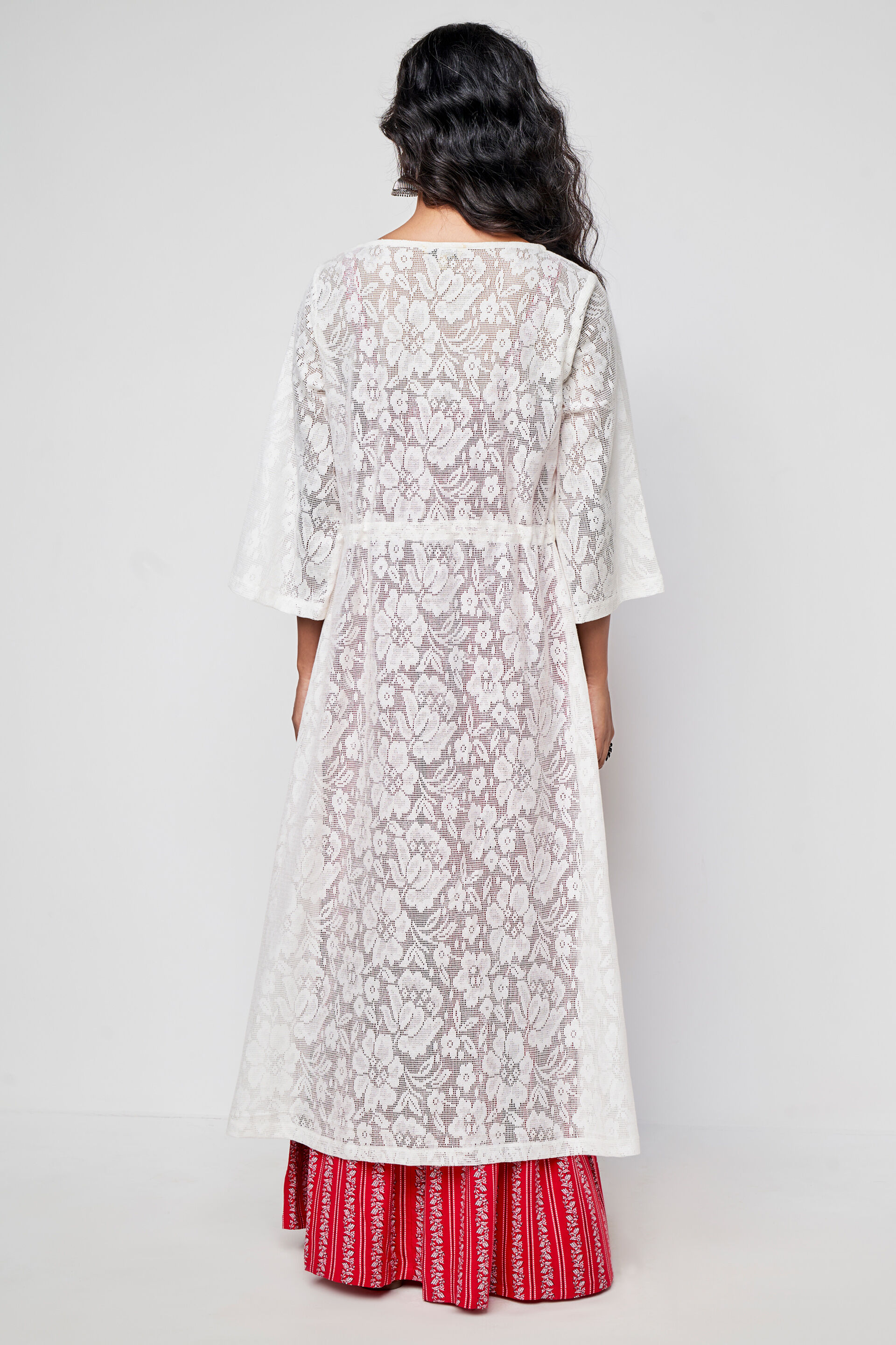 White Lace Cape, Off White, image 7