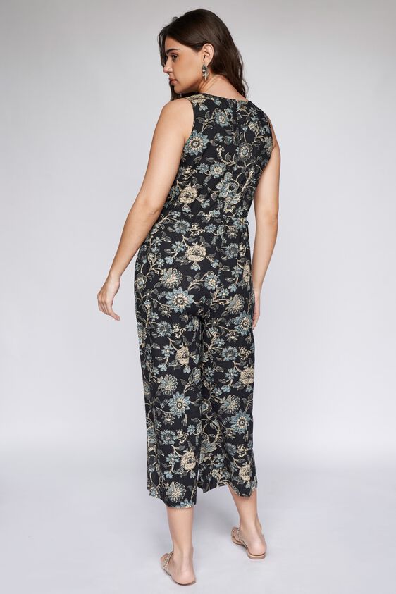 5 - Black Floral Jump Suit, image 5
