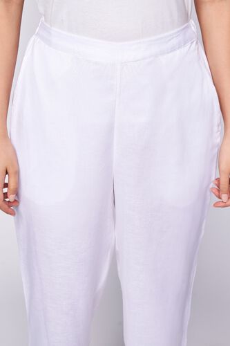 1 - White Solid Tapered Bottom, image 1