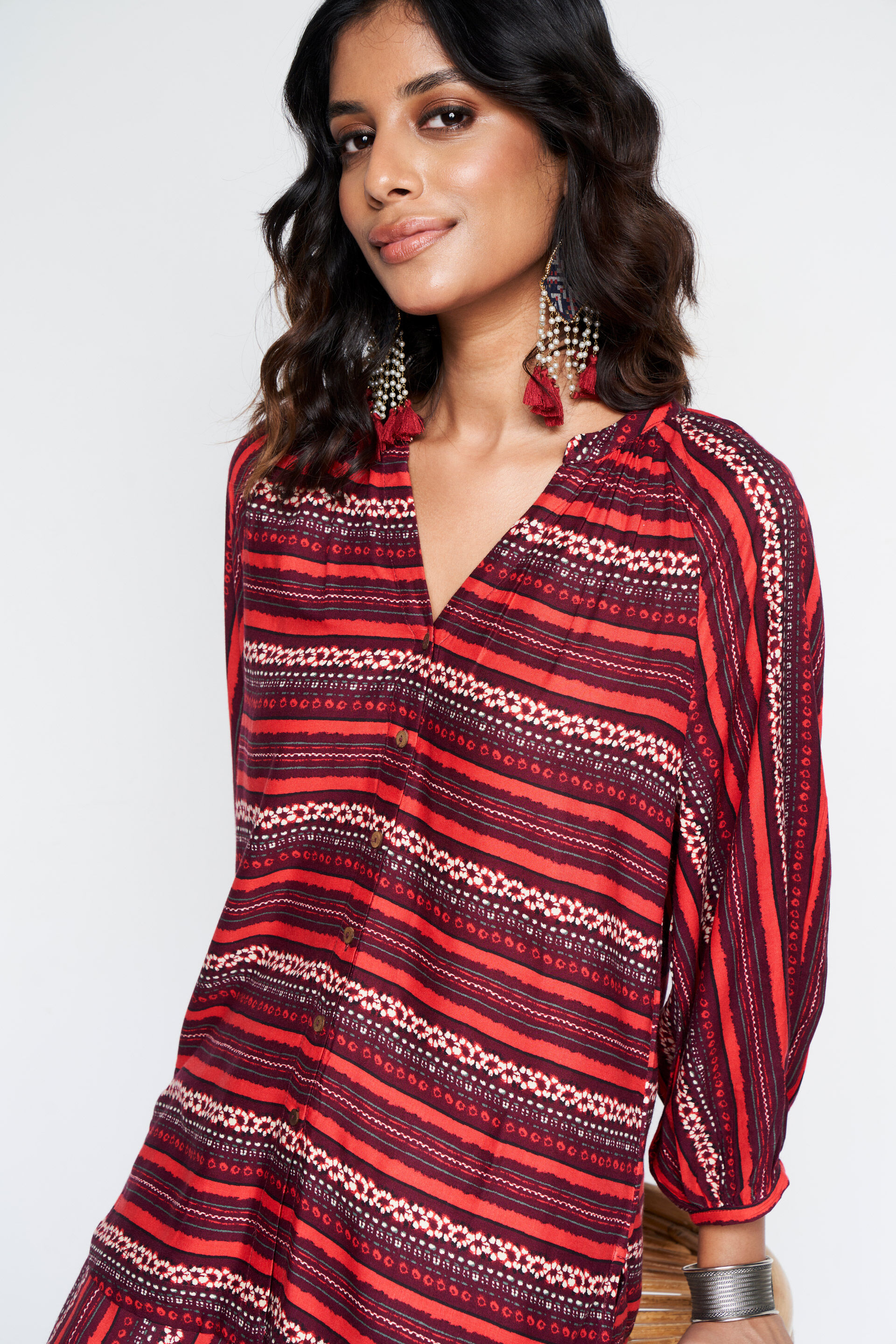 Shades Of Red Co-ords Set, Maroon, image 4