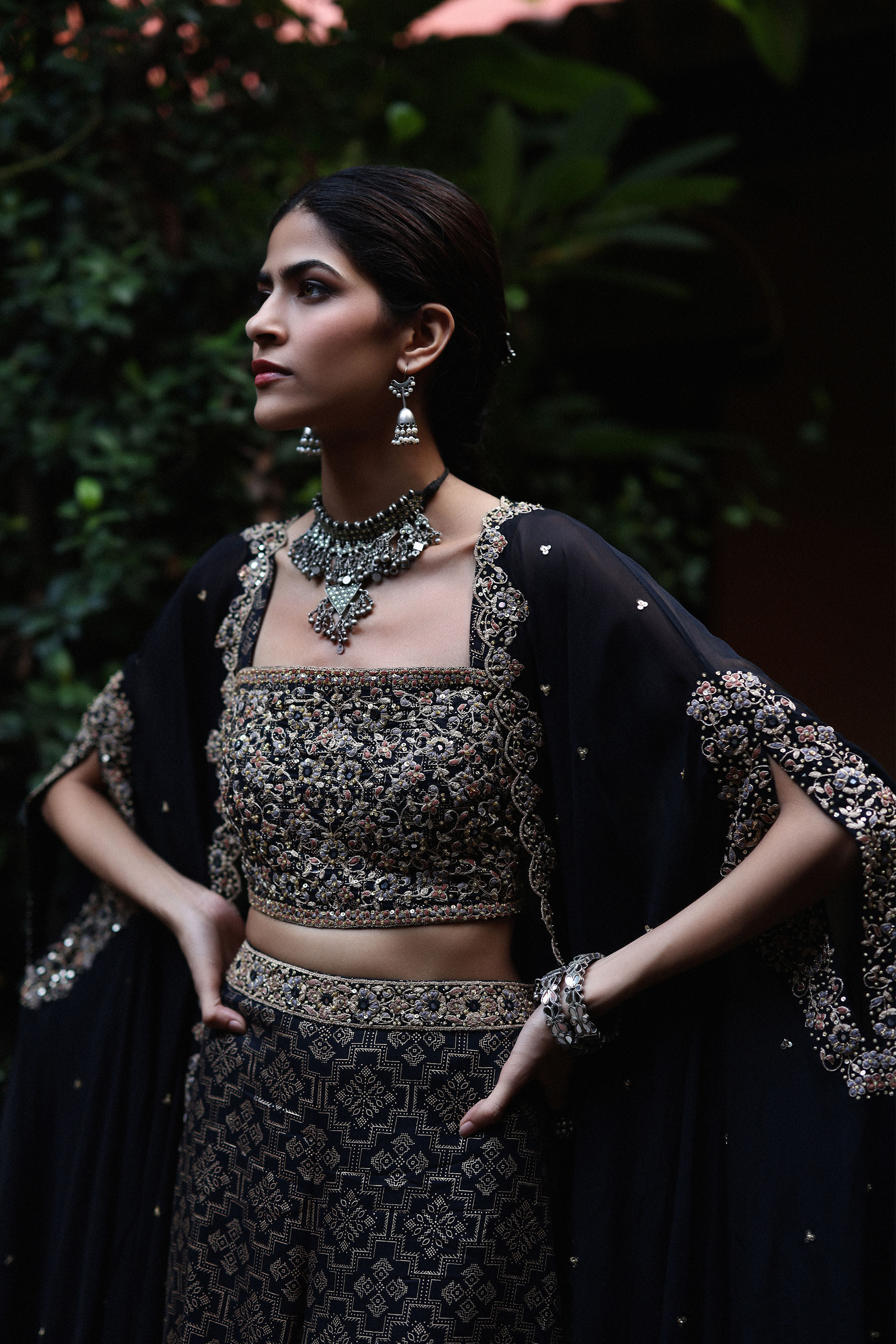 Shayra Co-ord Set, Black, image 5