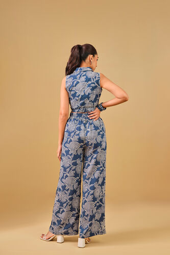 Abstract floral co-ord, Navy Blue, image 7