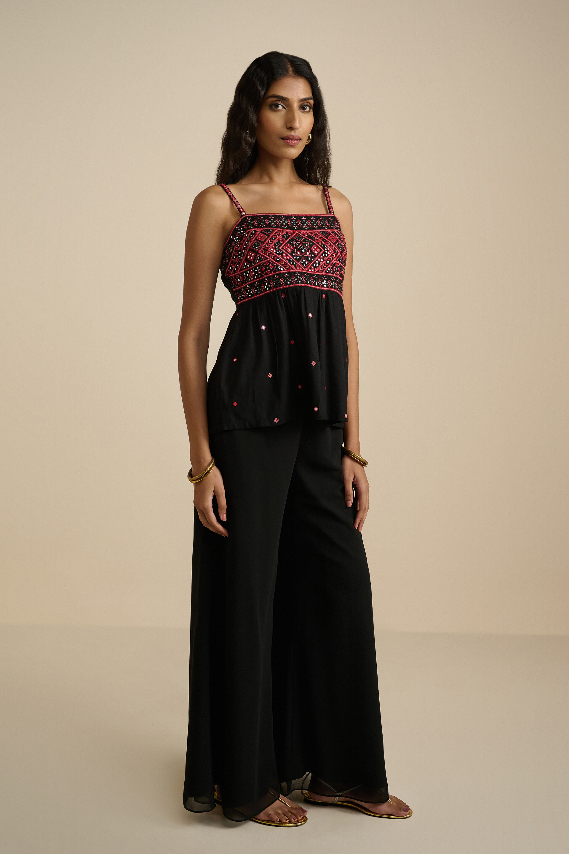 Ziya Black Top, Black, image 2