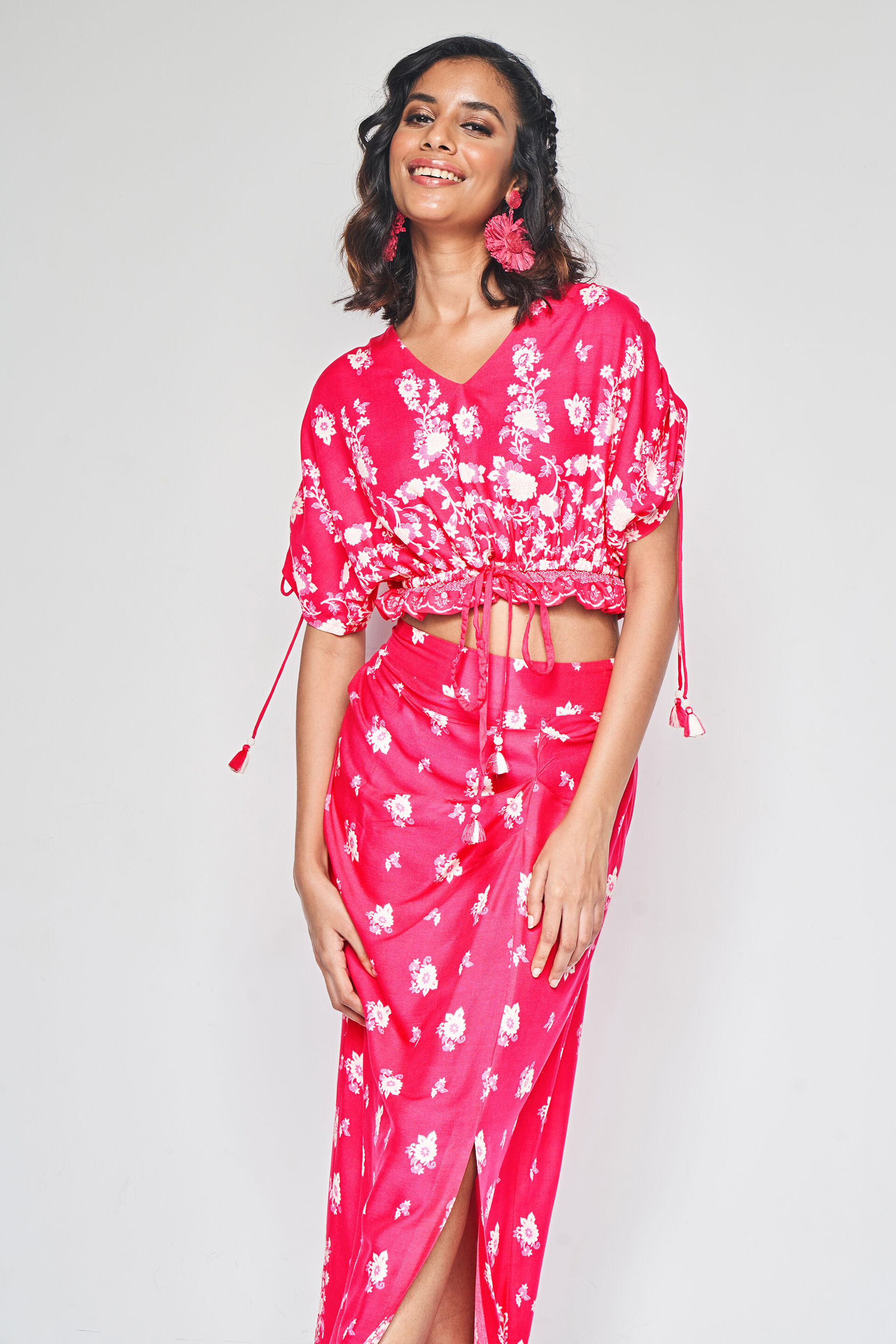 Gulabi Geet Co-ords Set, Pink, image 4