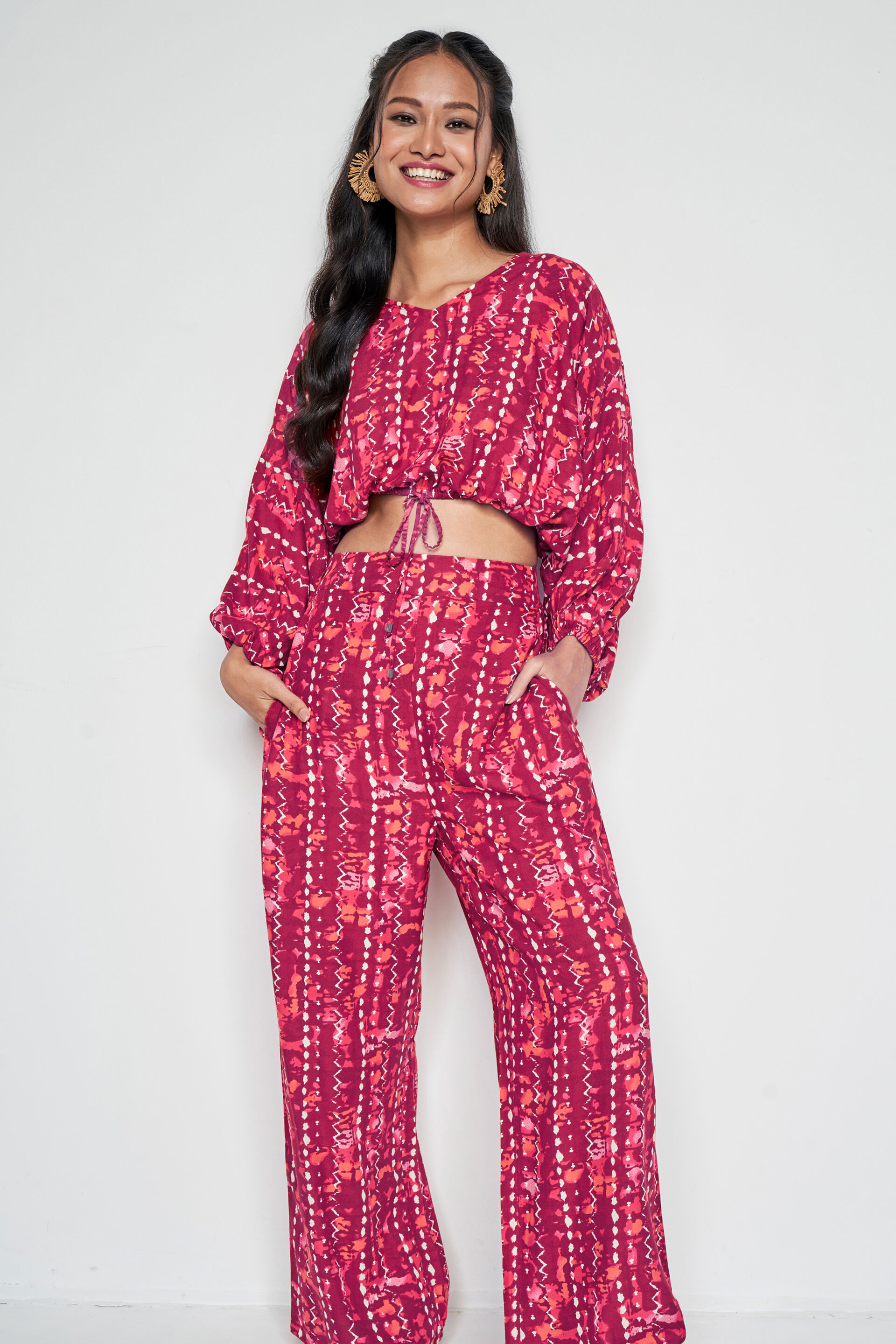 In the Red Co-ords Set, Red, image 3