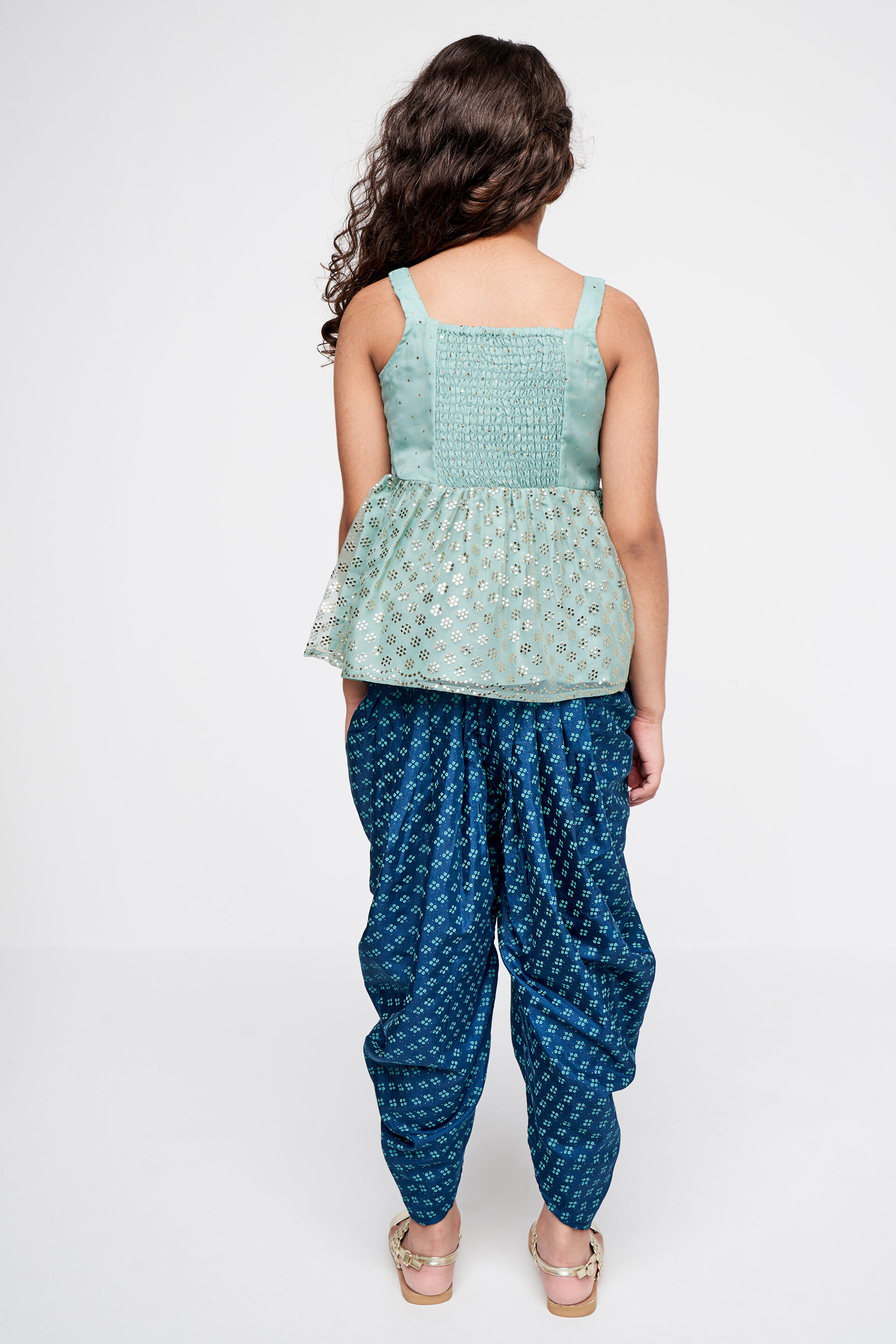 Sage Green Geometric Flared Suit, Sage Green, image 5