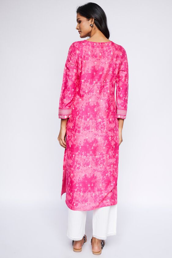 6 - Pink Tie & Dye Kurta, image 6