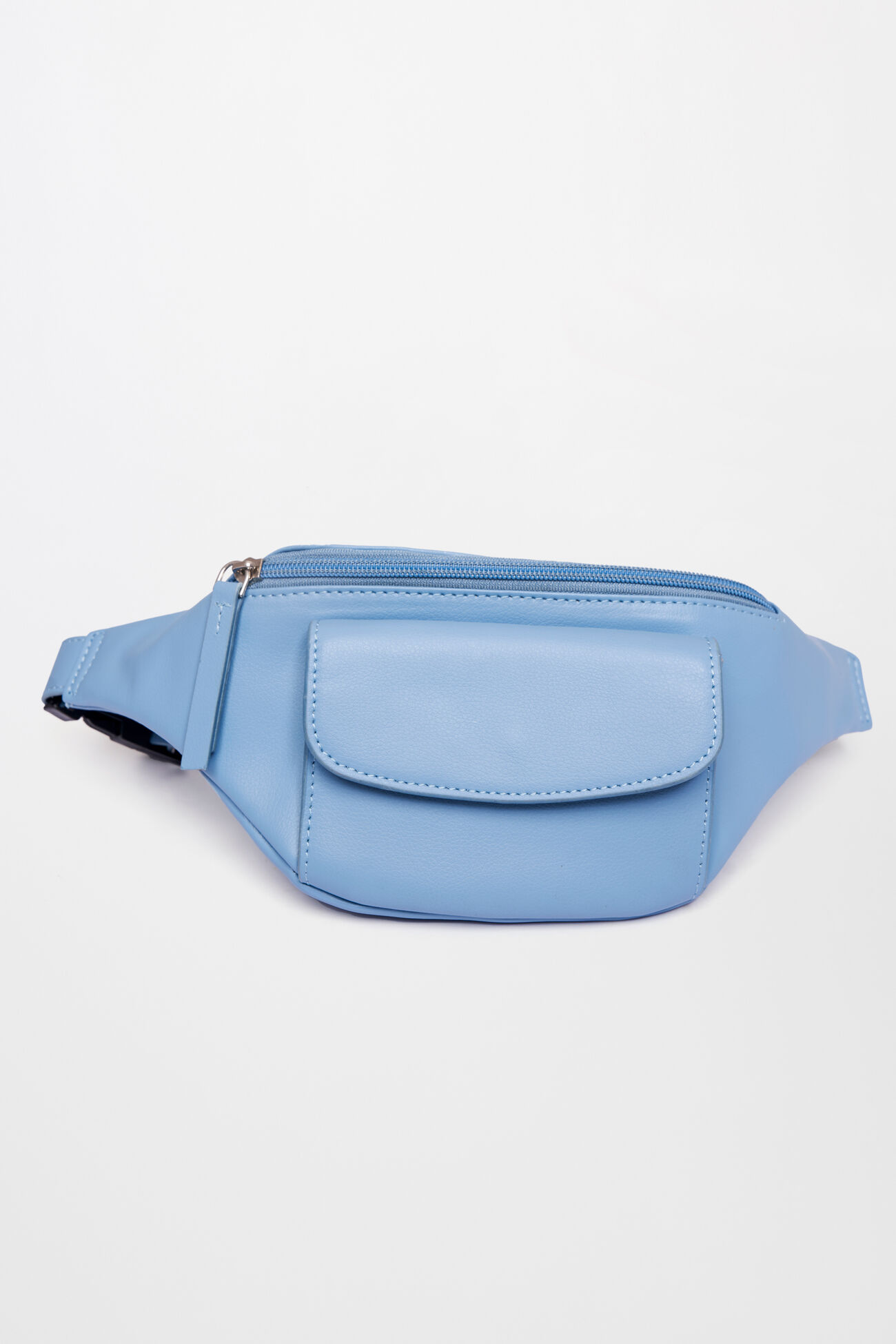 Powder Blue Zipper Bag, , image 1