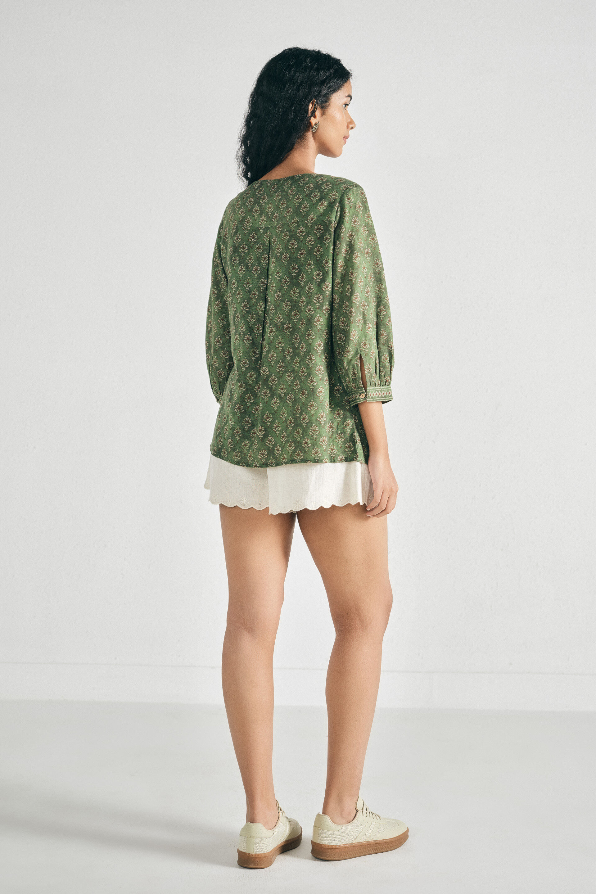 Oshin Olive Top, Olive, image 5