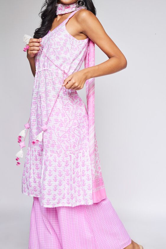 7 - Lilac Floral Fit and Flare Suit, image 7
