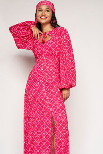 Kamal Front-Slit Maxi Dress, Pink, image 3