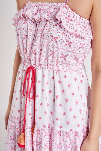 6 - Pink Floral Printed Dress, image 6