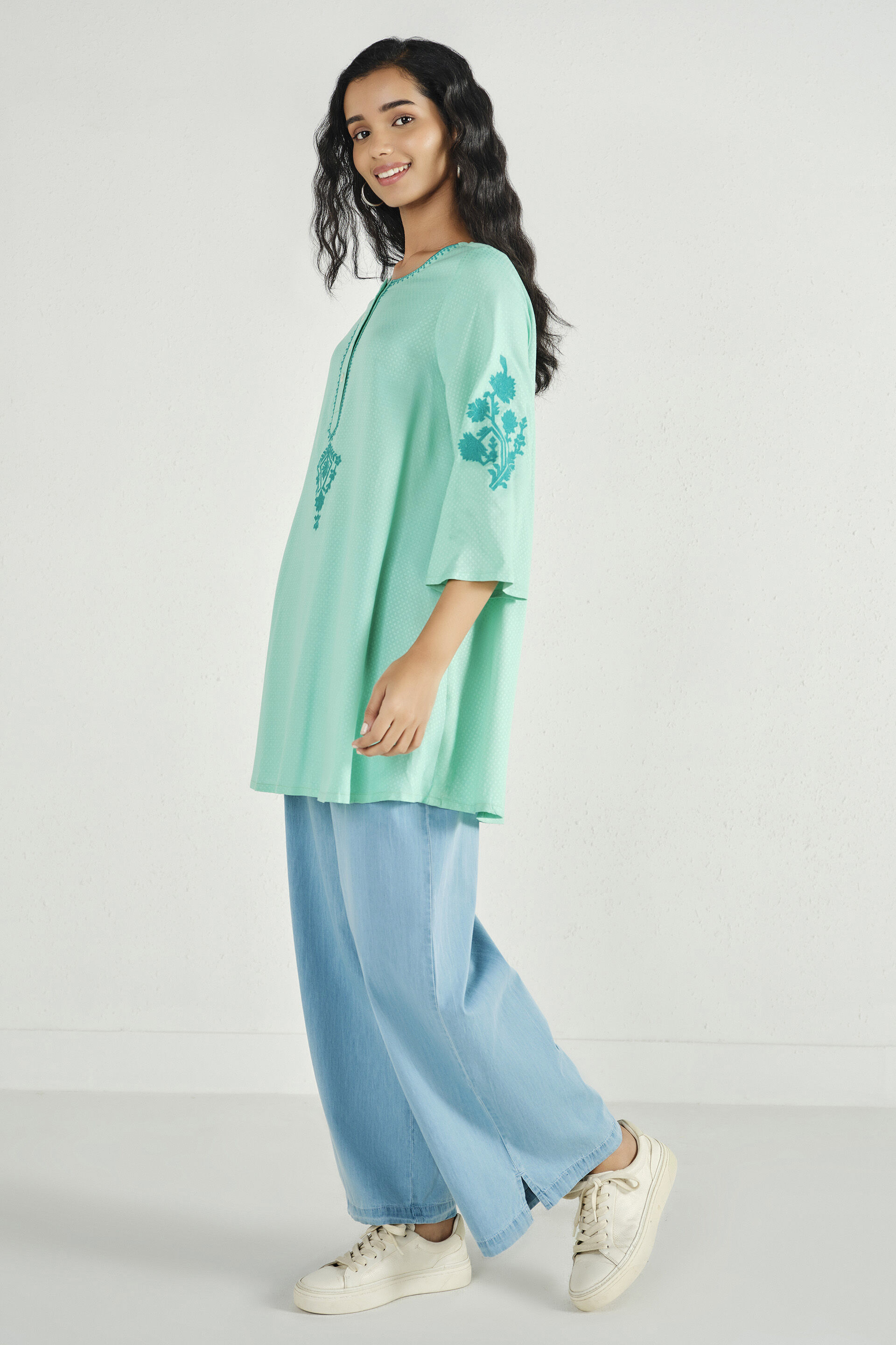 Mohak Mint Tunic, Mint, image 6