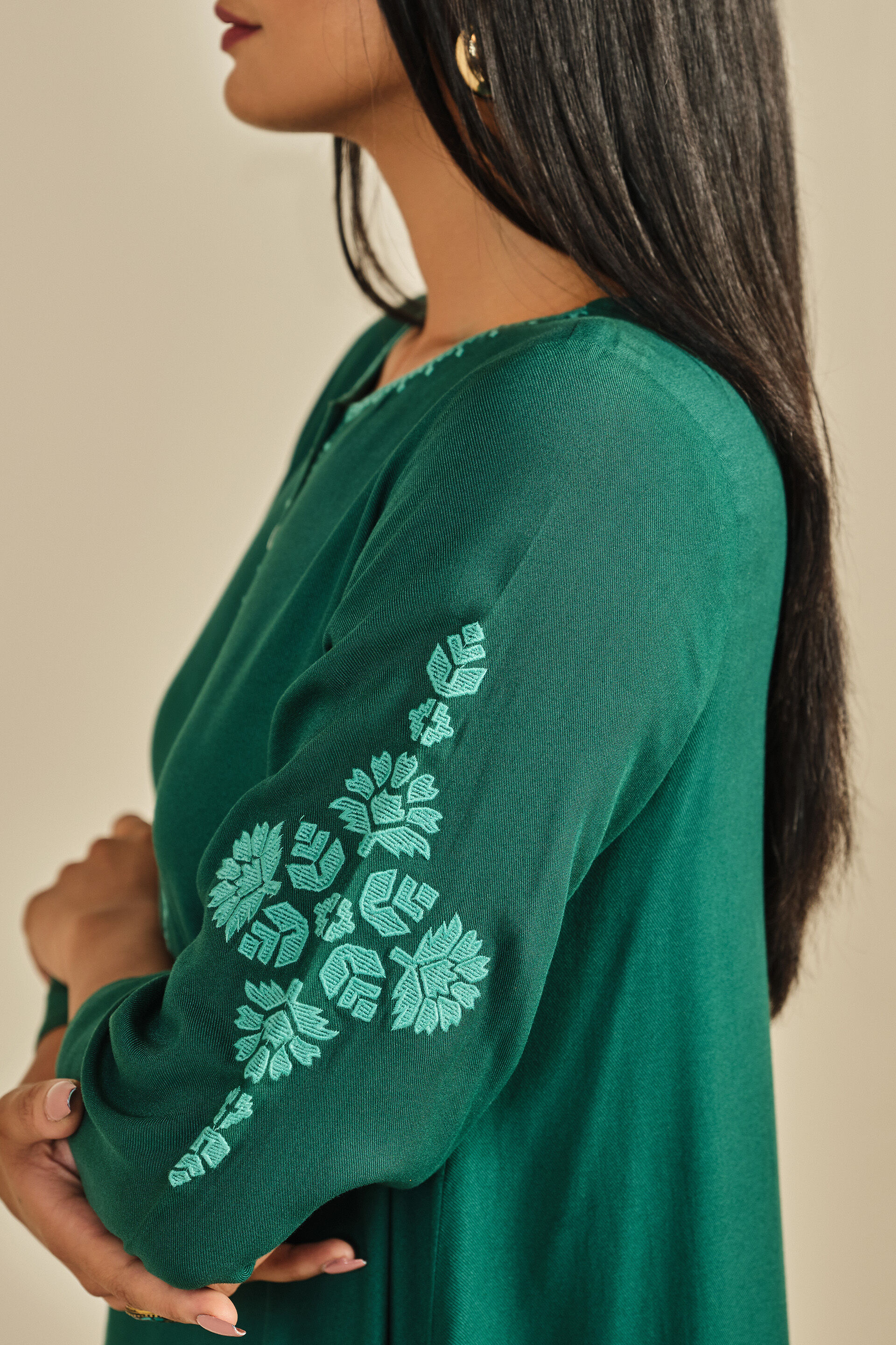Safar Sa Green Tunic, Green, image 3