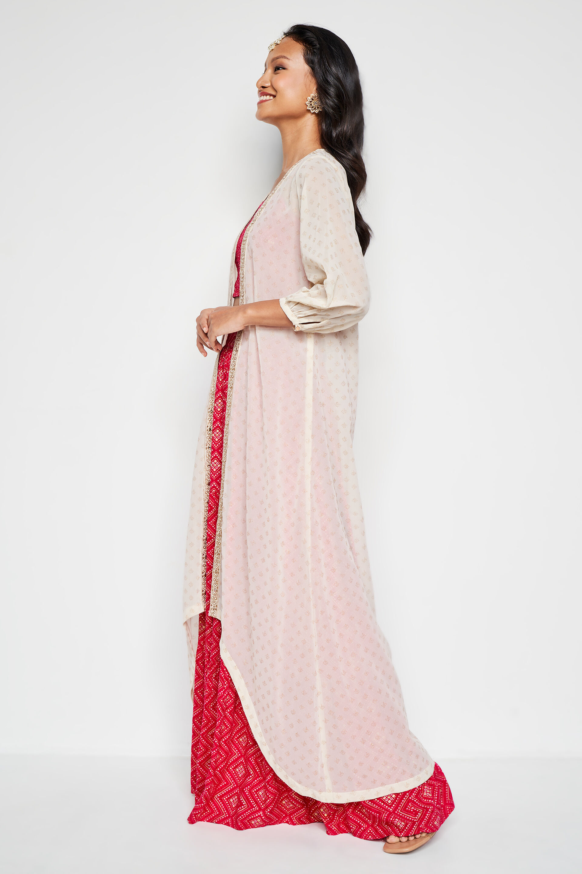 Chandni Cape, Off White, image 4